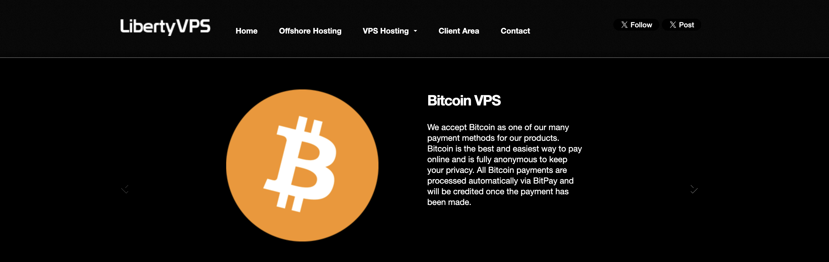 Bitcoin VPS and Offshore VPS Hosting by LibertyVPS.net