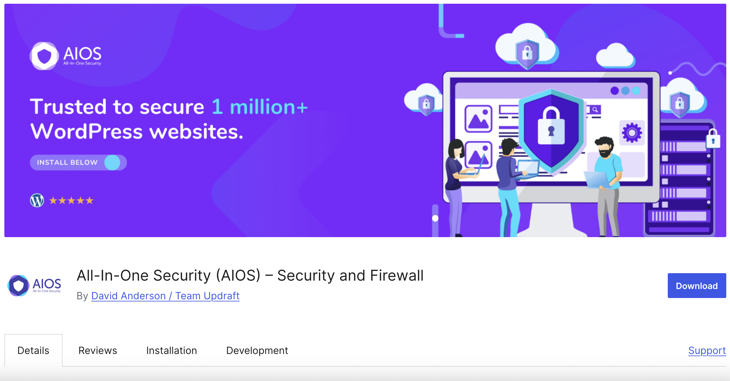 All-In-One Security (AIOS) – Security and Firewall – WordPress plugin